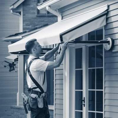 how to install window awnings