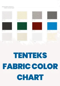 TENTEKS FABRIC COLOR CHART