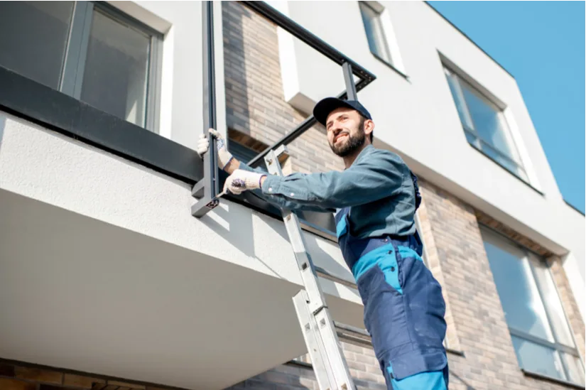 giyotine cam ile teras kapama