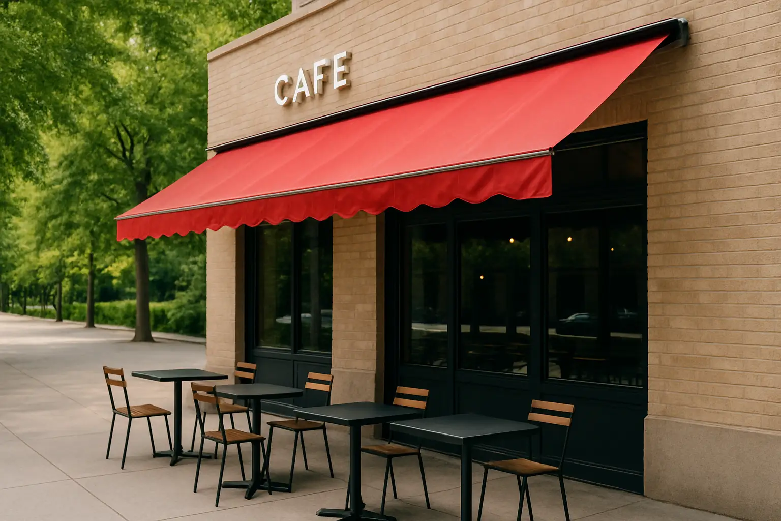 commercial canopy for restaurant

