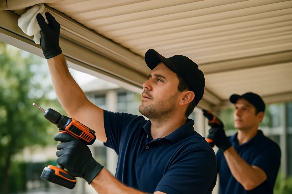 pergola tente bakımı