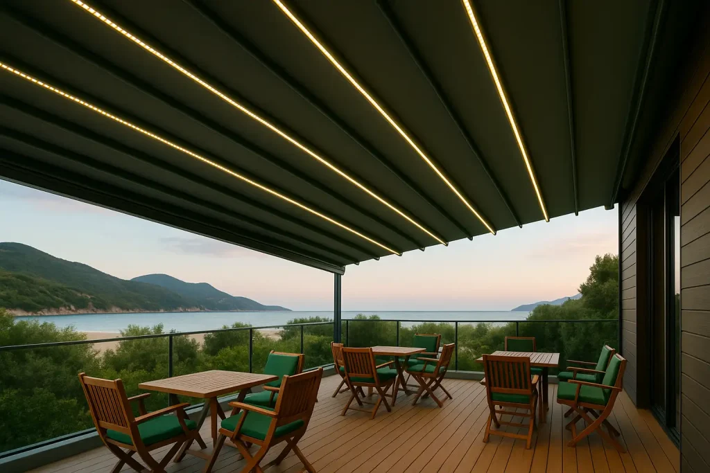 ışıklı tente fiyatları