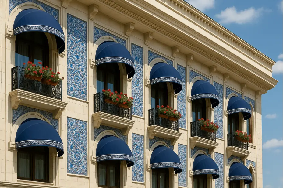 commercial shade protection awnings
