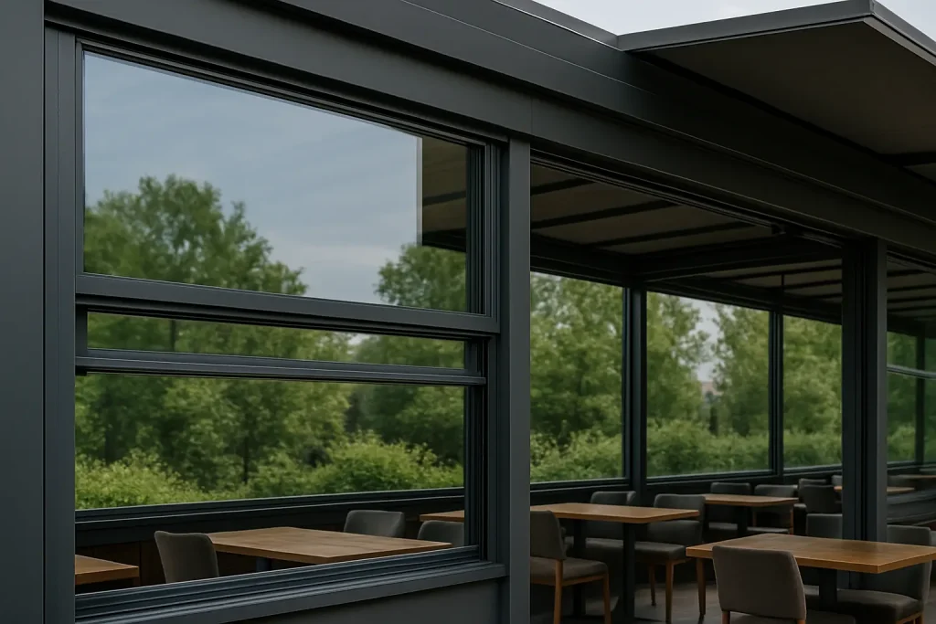 İşletmeler İçin Giyotin Cam Sistemlerinin 5 Temel Faydası