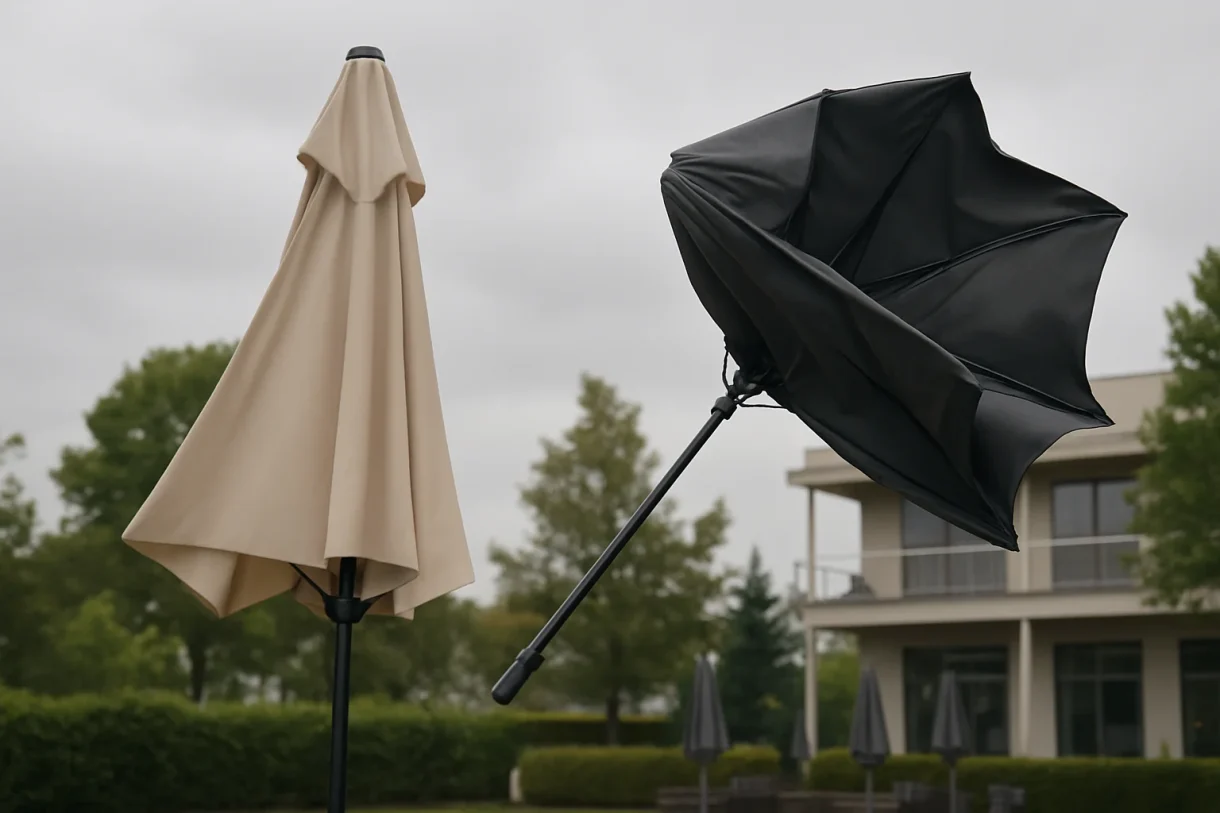 Wind Safety Tips for Commercial Outdoor Umbrellas